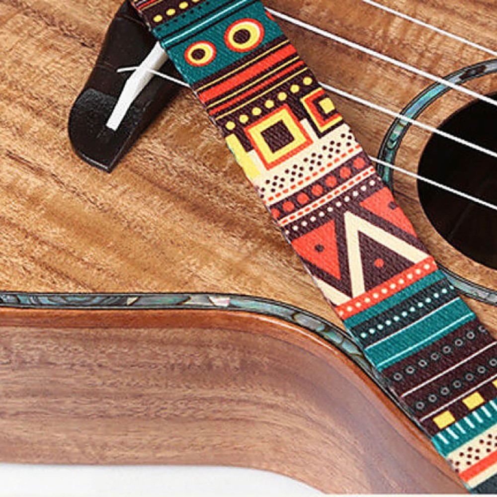 Adjustable (46-75cm) Hook Colorful Nylon Ukulele Guitar Strap Sling Classical