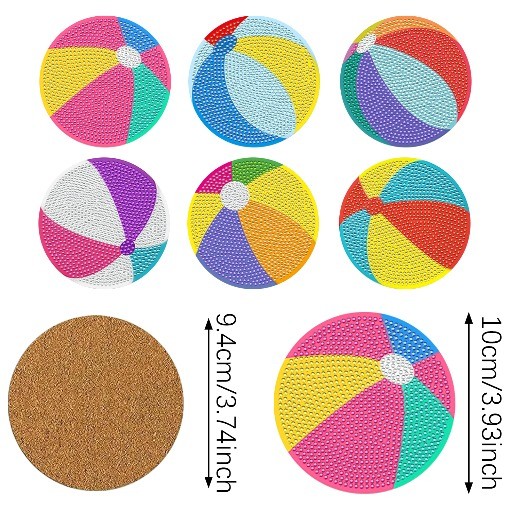 6Pack Diamond Coasters