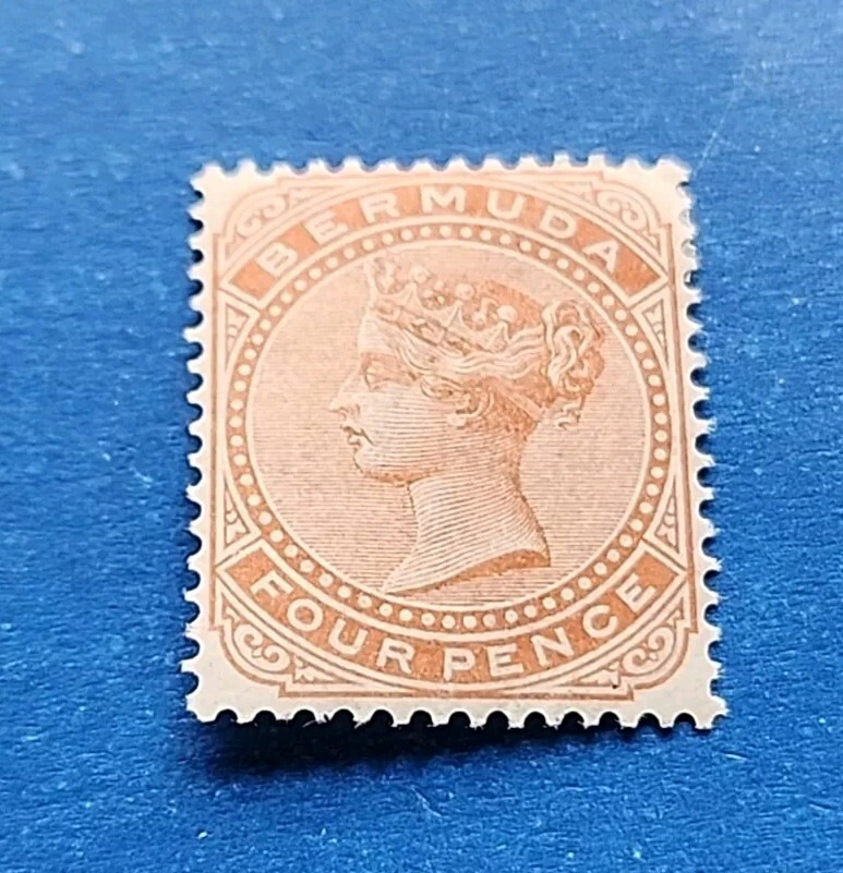 Bermuda Stamp, Scott 17 MLH