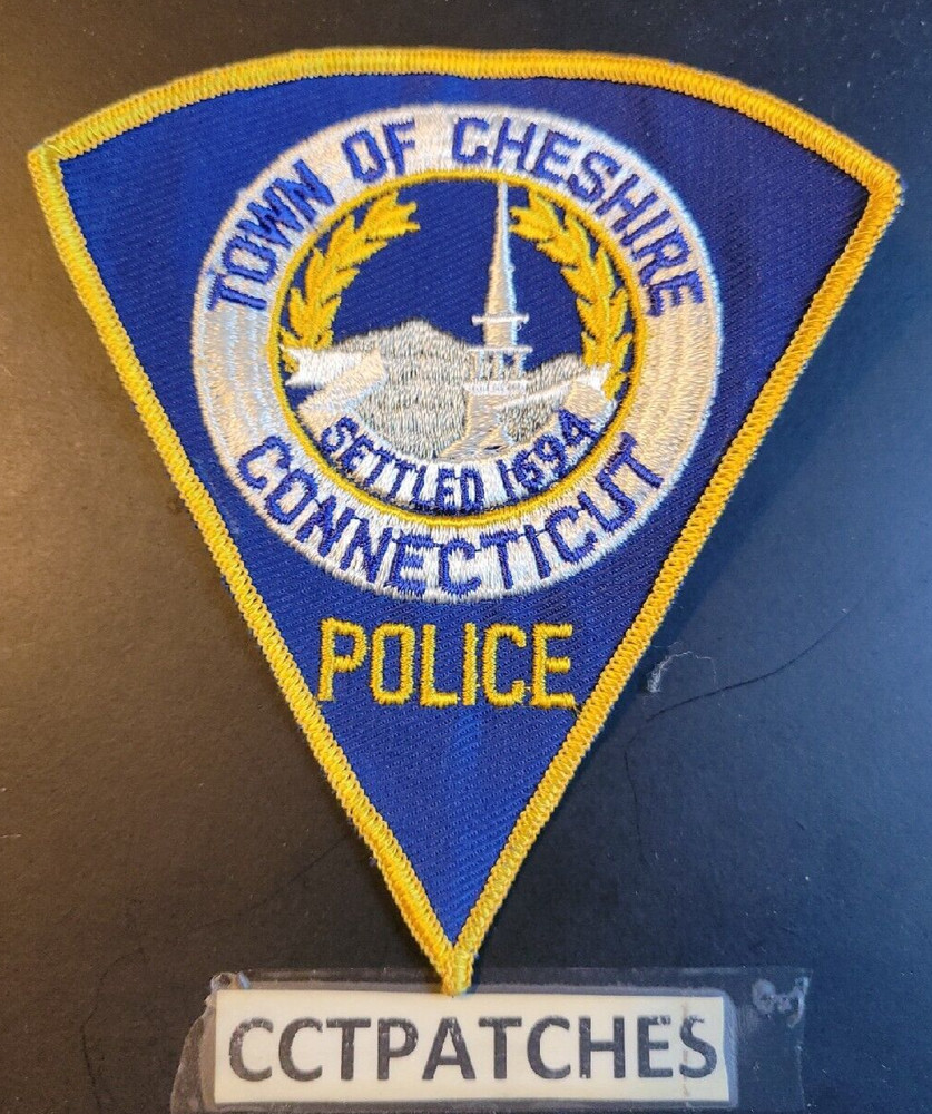 CHESHIRE, CONNECTICUT POLICE SHOULDER PATCH CT