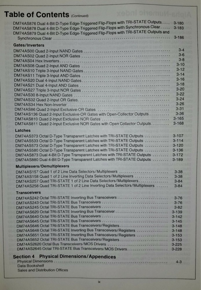 USED 1987 National ALS/AS Databook
