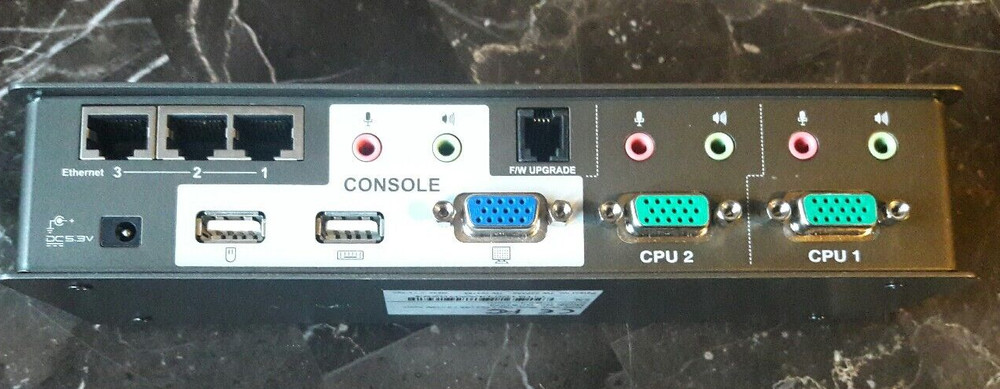 IOGEAR 2-Port MiniView Symphony Multi-function KVM Switch Master View 2 Port USB