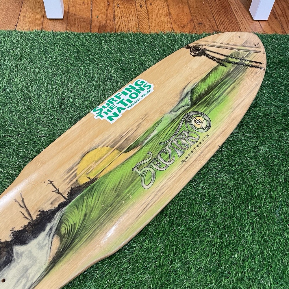 Sector 9 Macaronis Bamboo Collection Longboard World Class Surf Breaks