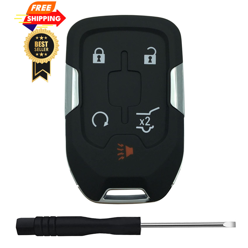 Replacement Keyless Entry Remote Key Fob Shell Case for GMC Acadia Black