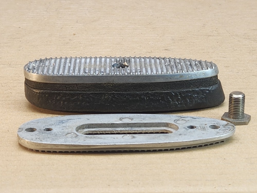 Morgan Adjustable Butt Plate 4 13/16" x 1 3/4" Used