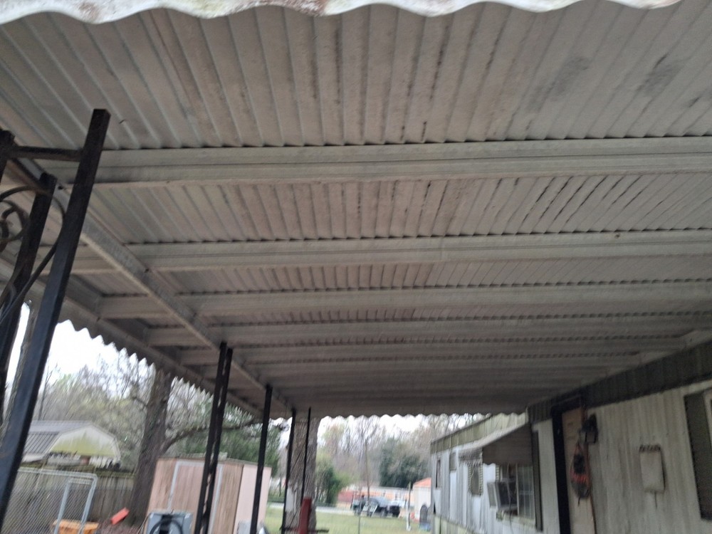 Front porch awning cover.