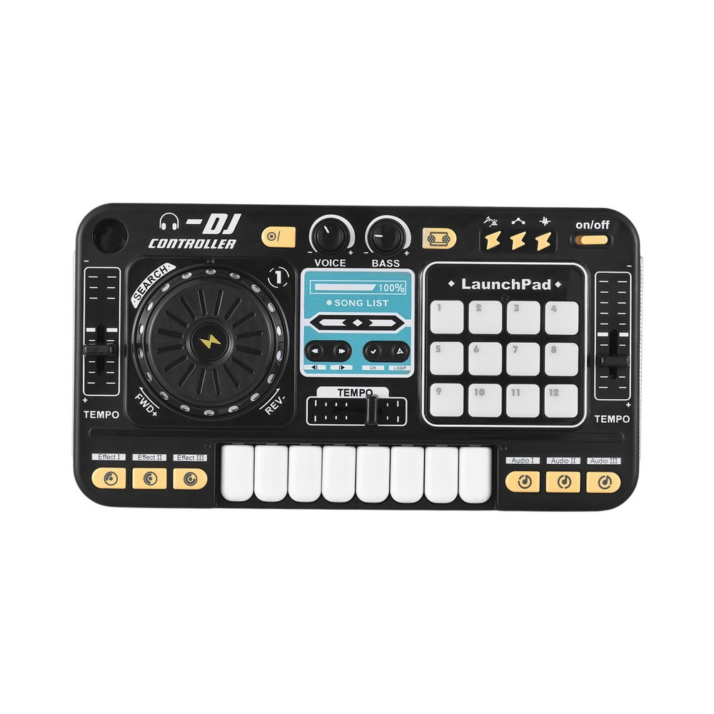 Musical DJ Set For Kids Turntable Multi Functional DJ Controller With Mic CLQT