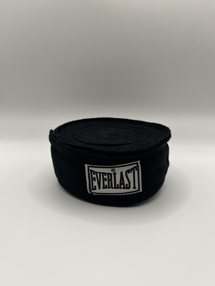 Everlast Black Boxing Hand Wraps