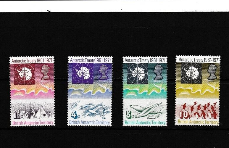 British Antarctic Territory Stamps BAT Sc# 39-42 Complete Set MNH  a