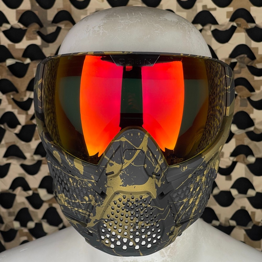 NEW Carbon CRBN Zero GRX Paintball Mask (Less Coverage) - Splat Molten