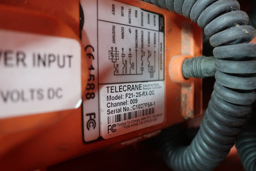 Telecrane F21-2S-RX-DC Hoist Remote Control System