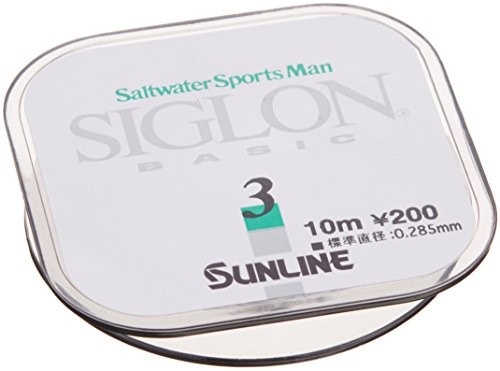 SUNLINE nylon line SIGLON basic 10m 3 No. natural clear 12lb