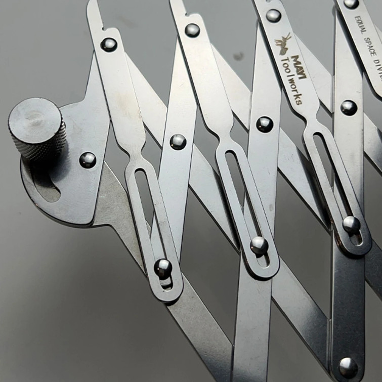 High-Precision Manual Dovetail Marker | Equal Space Divider Tool | 5-Way t