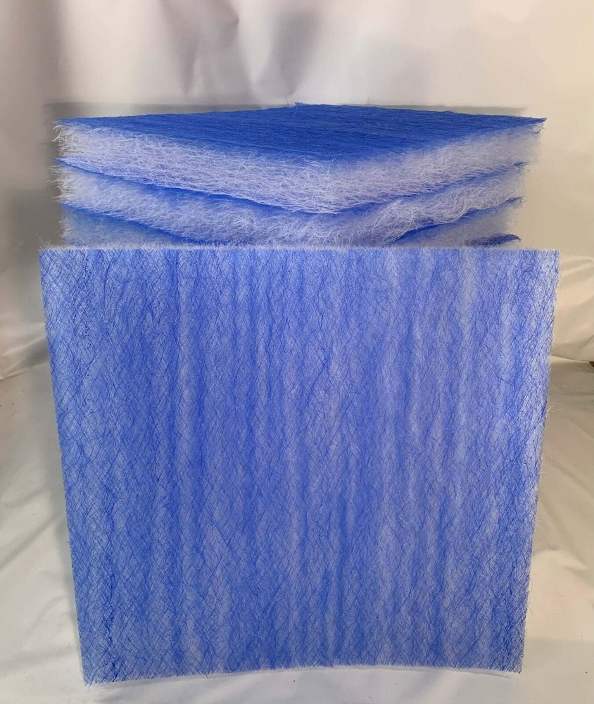 Paint Spray Booth Exhaust Filter Roll, Blue, 48" x 100ft