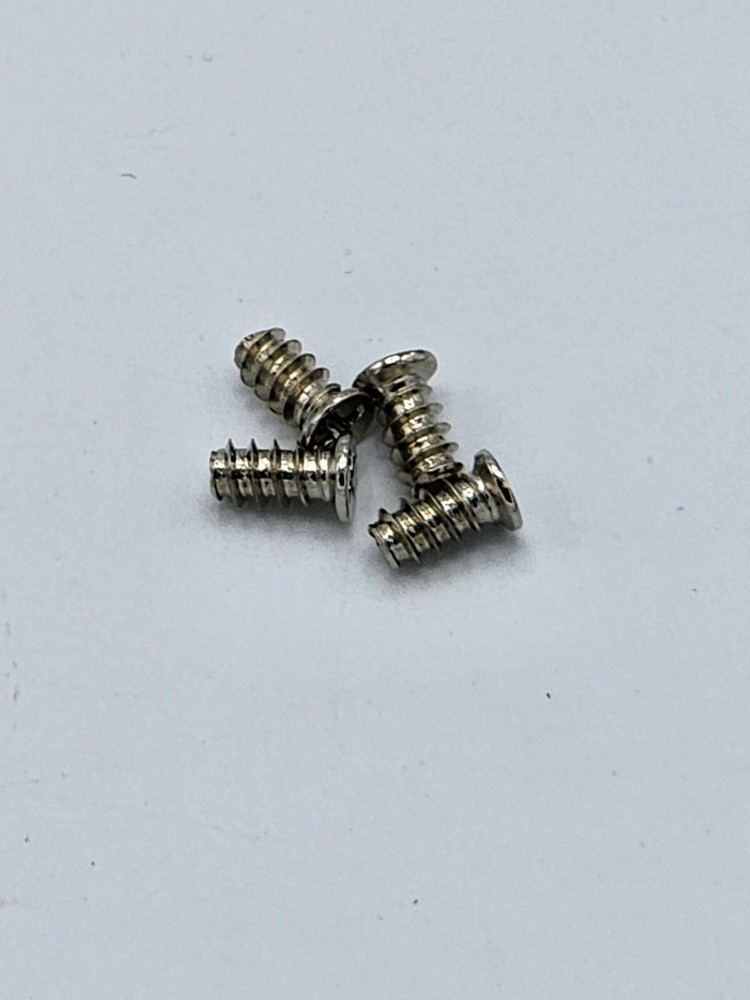 Silver Computer PC Case Chassis Cooling Fan Mounting Screws (4 Pieces)