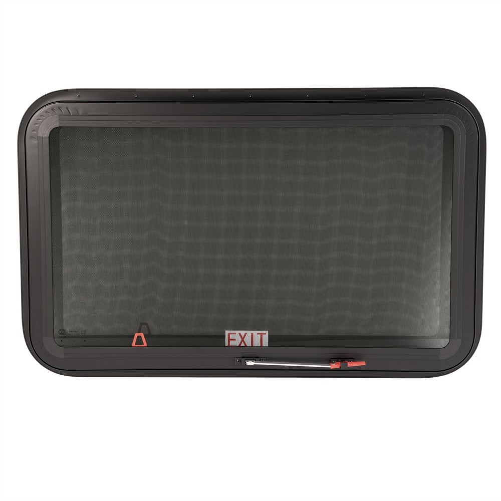 36" W x 22" H For Camper Emergency Push Out Window RV Exit Window W/ Ring & Seal