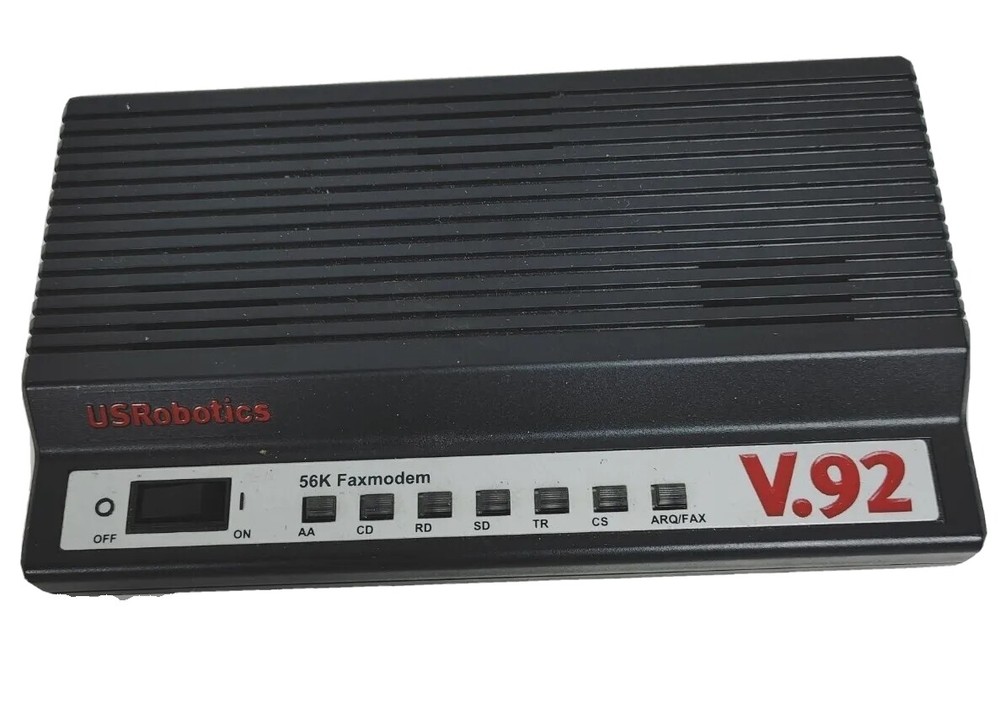 US Robotics 5686E External 56K FAX Modem V.92