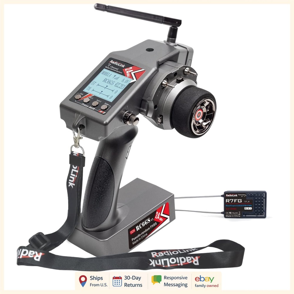 Dual Rate RC Transmitter for Vehicles with Telemetry and Mixed Control Features