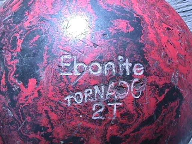 Ebonite Tornado Duckpin Bowling Balls