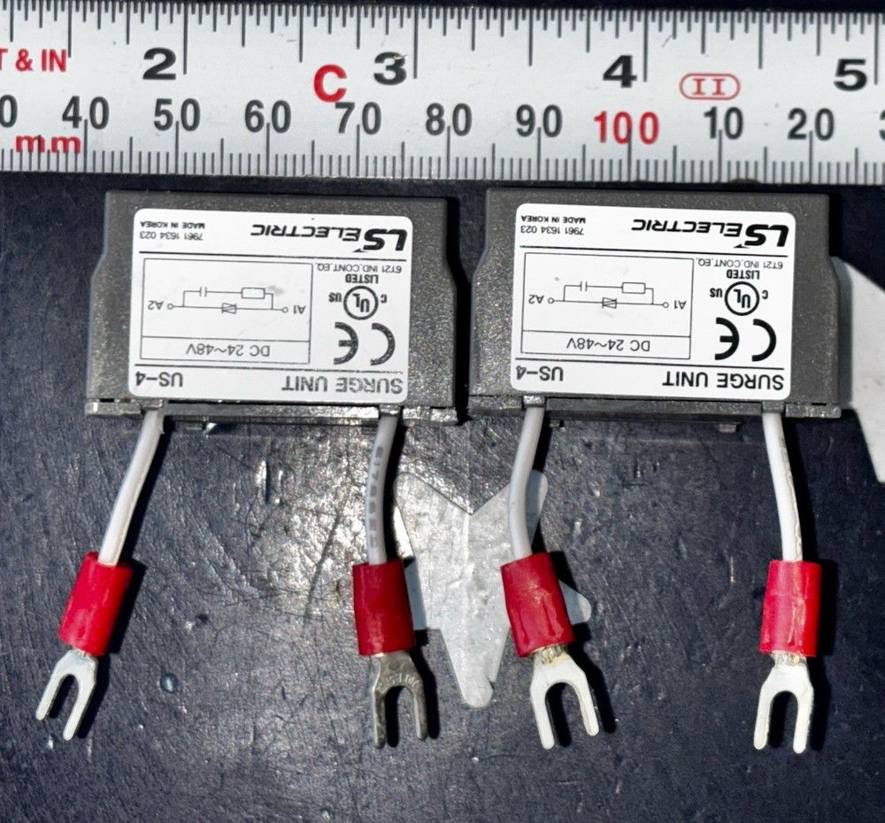Two Pieces LS Electric US-4 Surge Protector Unit DC24 - 48V TWO UNITS