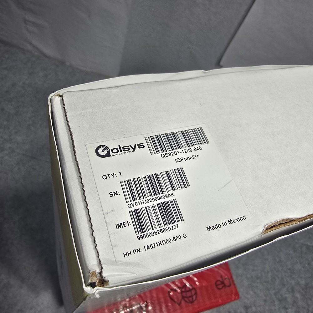 OLSYS IQPANEL2+ 7” HD Touchscreen Security & Smart Home Control System Open Box