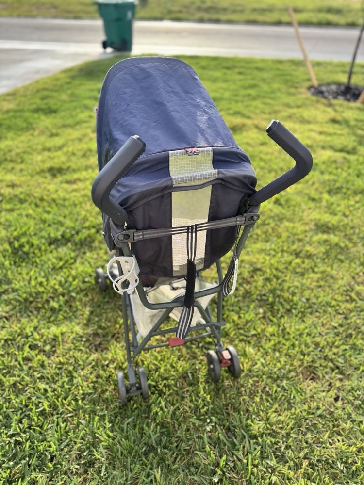 MacLaren Mark 2 Lightweight Umbrella Stroller - Blue/Silver