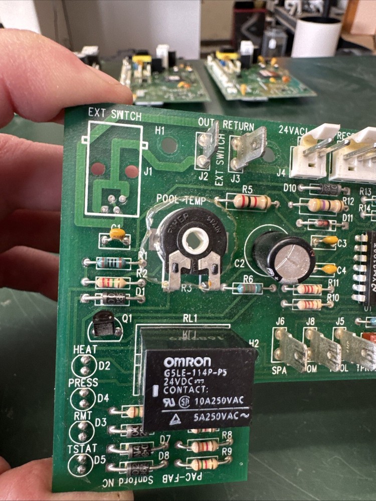 PENTAIR PAC-FAB Pool/Spa Heater Control Circuit Board MWC052096R1