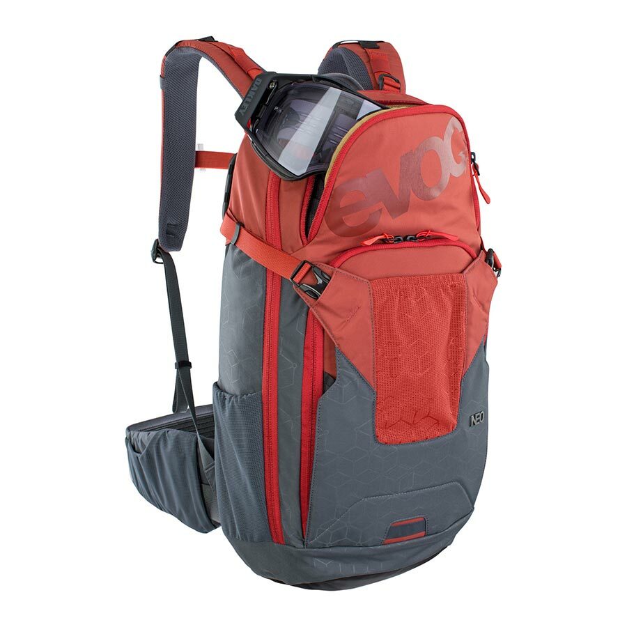 EVOC, Neo, Protector backpack, 16L, Chili Red/Carbon grey, SM