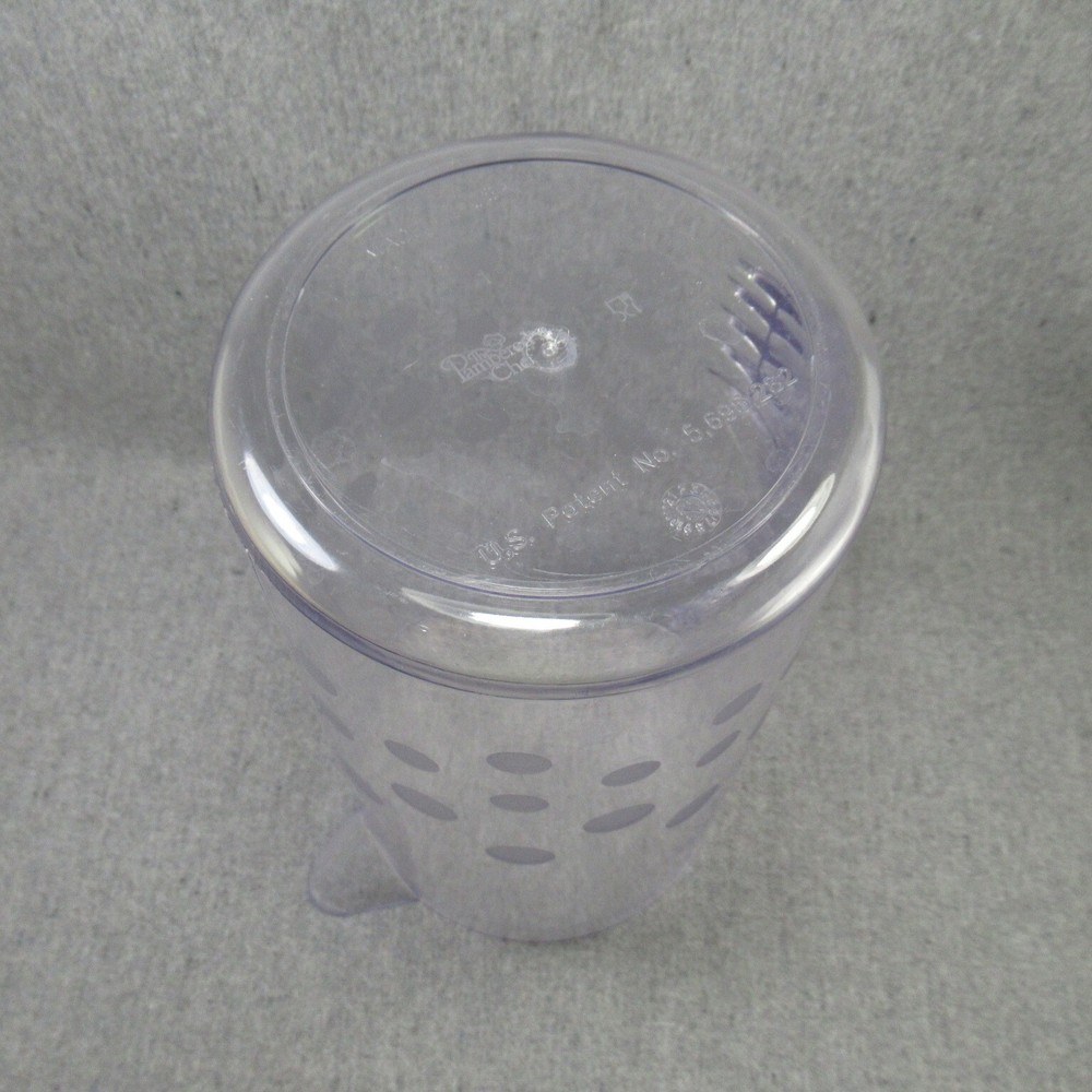 Pampered Chef Quick Stir 2 Quart Clear Pitcher Polka Dot Pattern # 2272 USA