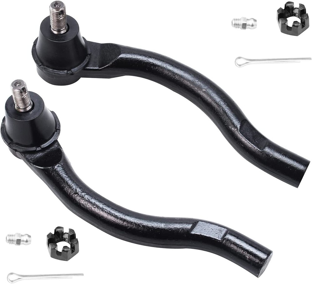6pc Front Outer Inner Tie Rod Sway Bar Kit for 2006 - 2011 Honda Civic Non-Si