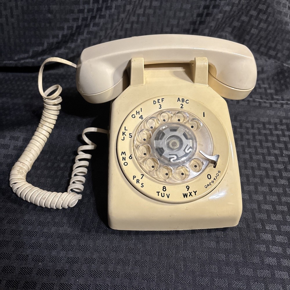 Western Electric Bell Systems Rotary Phone - beige/off white
