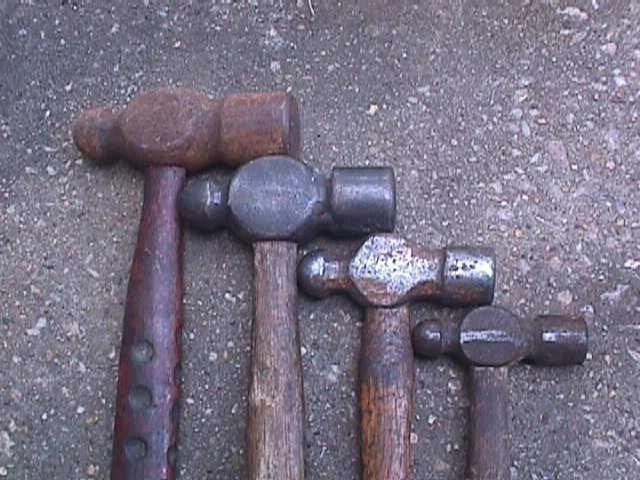 VINTAGE BALL PEEN HAMMERS