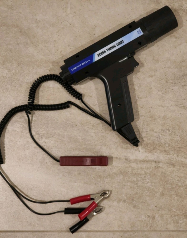 Cen-Tech 40963 Black LED Indicator Trigger Activated Xenon Advance Timing Light