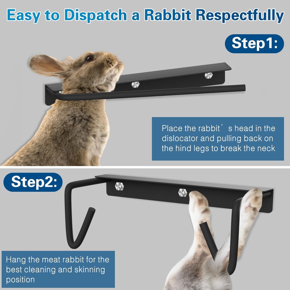 Hopper Popper Rabbit Dispatcher, Humane Dispatching Dislocator &...