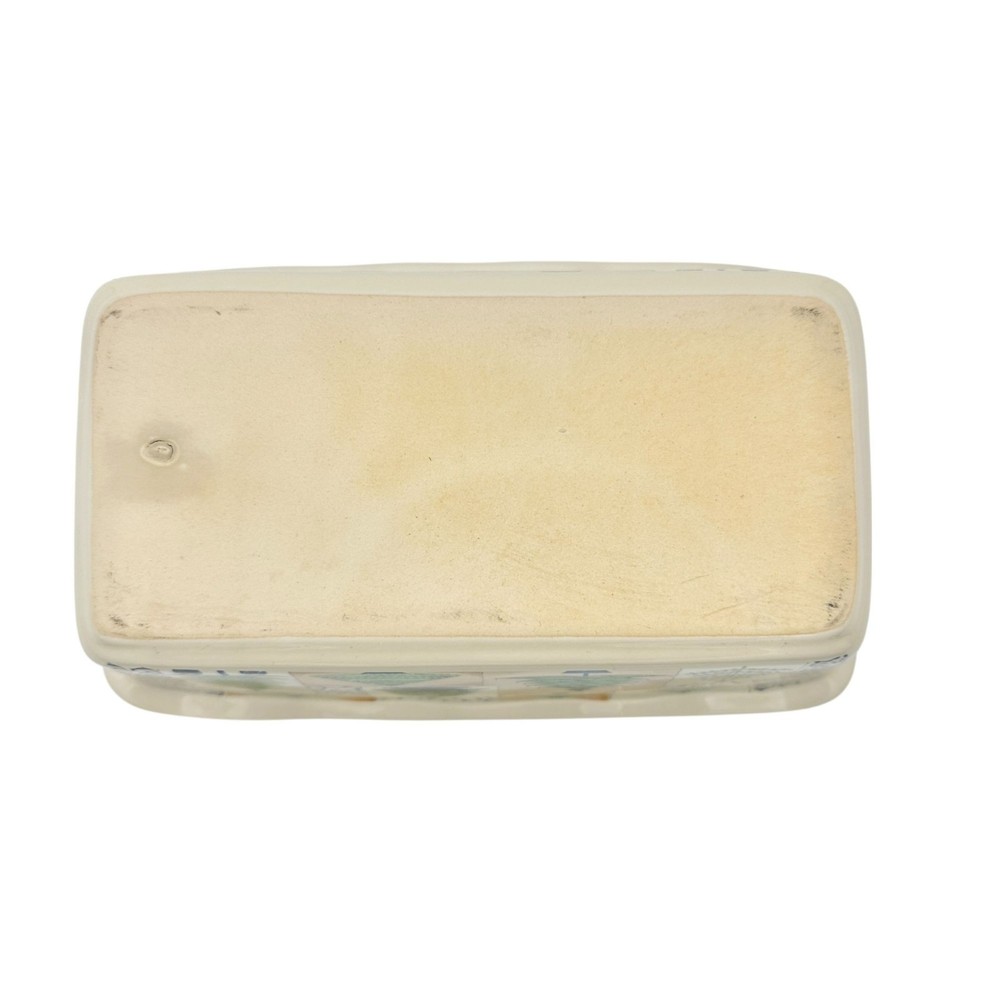 Christmas Tree Ceramic Baking Dish Scalloped Edges Festive Pattern