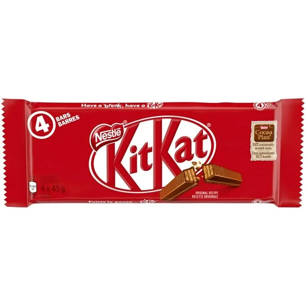 (3 PACK )KIT KAT 4 Finger, 4x45g, Multipack