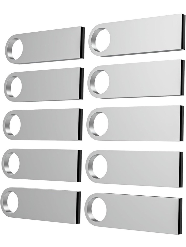 10 - 128MB USB Flash Drive Memory Stick Pendrive Thumb Drive Silver
