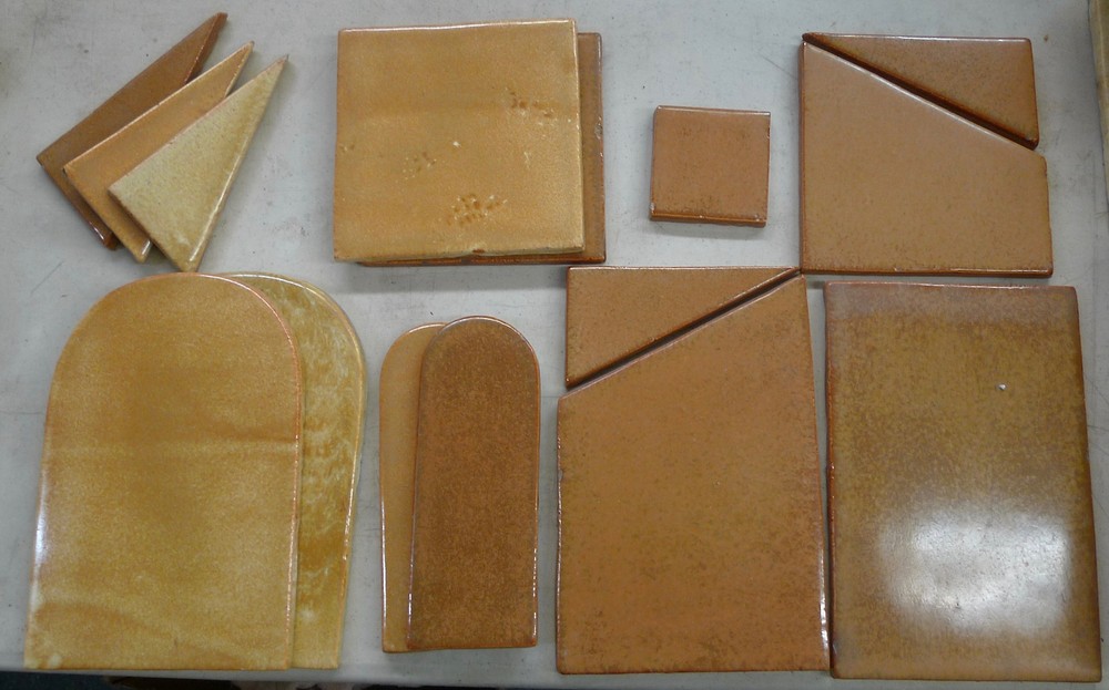 Vintage Tile with Unusual Shape (c)