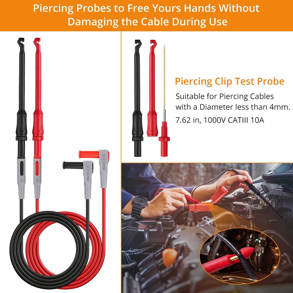 Neoteck Auto Ranging Digital Multimeter+Test Leads