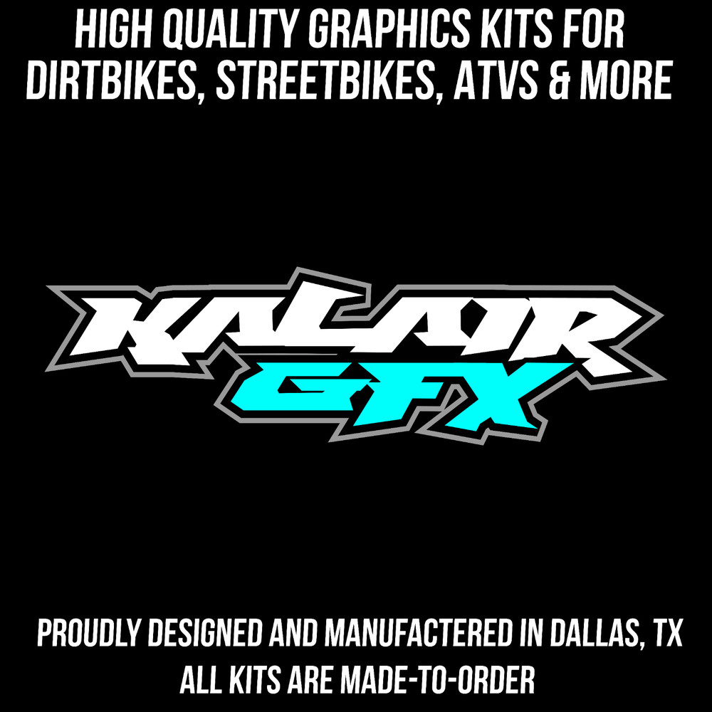 Graphics Kit for Honda CR 85 2003-2014 CR85 LIGHTNING-Red
