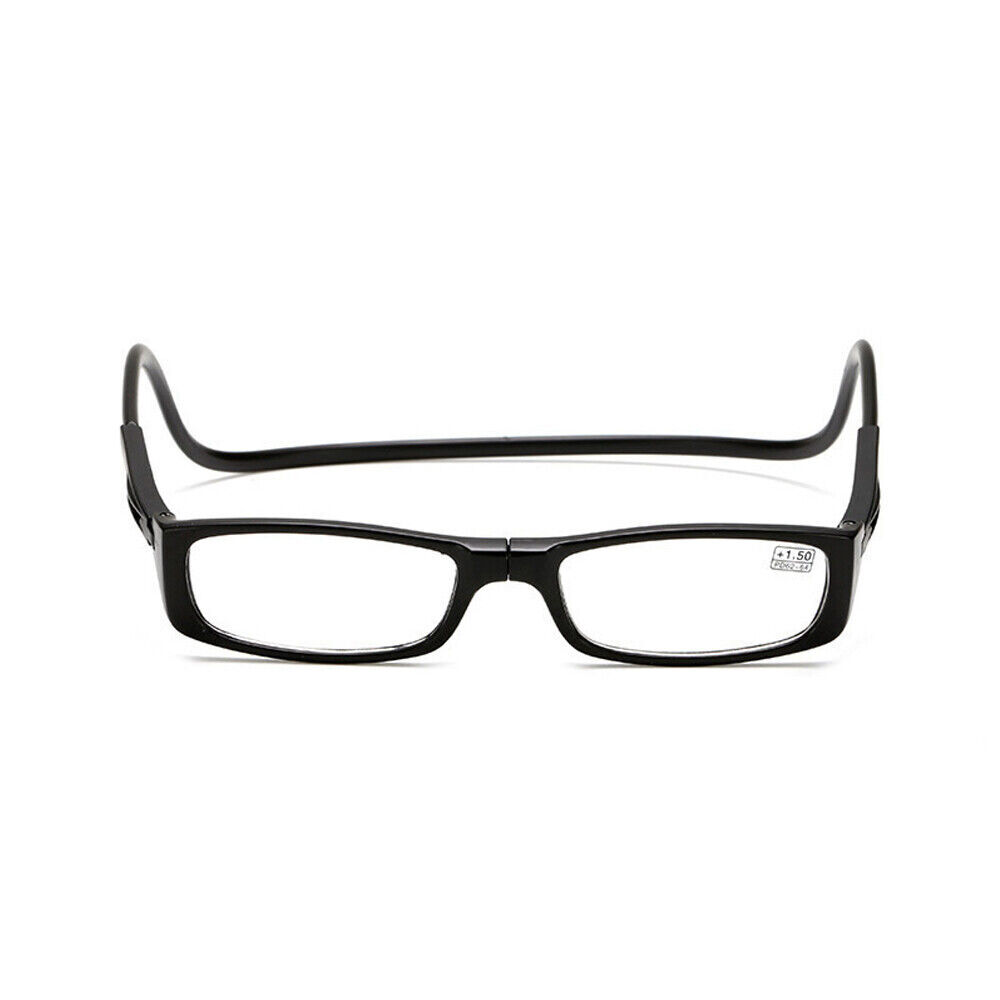 Magnetic Hanging Folding Reading Eyeglasses Glasses Front Click Connect Neck