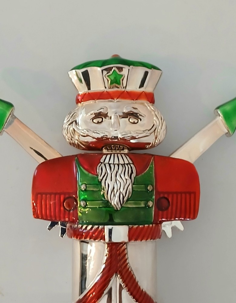 Neiman Marcus Christmas Wine Bottle Opener Nutcracker Character *Beautiful*
