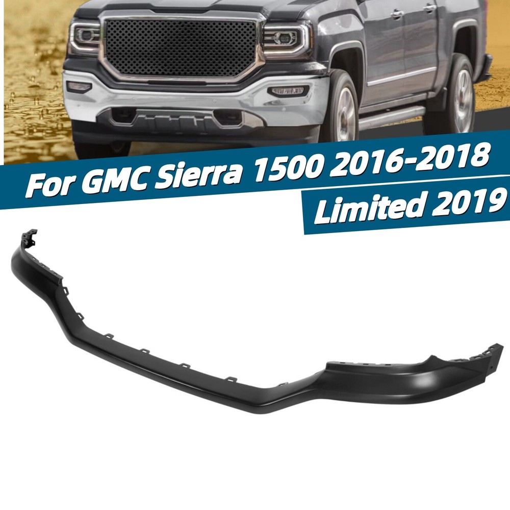 For GMC Sierra 1500 2016 2017 2018 Front Upper Bumper Cover Primed #GM1014117