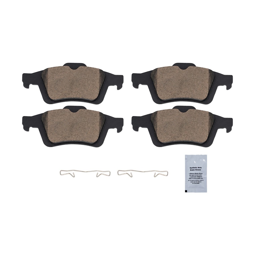 Front & Rear Disc True Ceramic Pads Kit For 2013 2014 2015 2016 Ford Escape