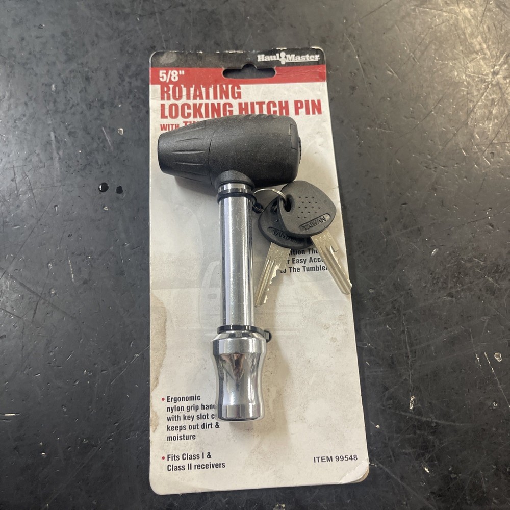 Haul-Master Locking hitch Pin With Keys 5/8