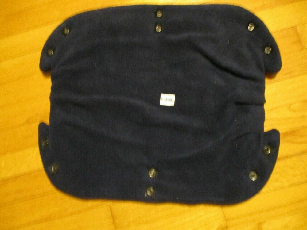 NWT Kutnik Plush Stroller Hand Warmer Stroller Accessory Navy/Dark Blue