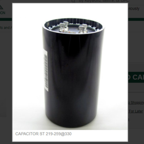 CAPACITOR ST 219-259@330 # 9181003-34