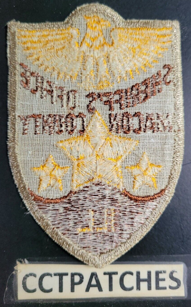 MACON COUNTY, ILLINOIS SHERIFF CUTEDGE SHOULDER PATCH IL