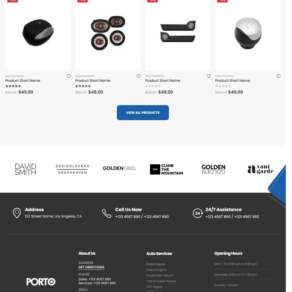 🚗 Auto Services Website Design for Sale + FREE VPS Web Hosting