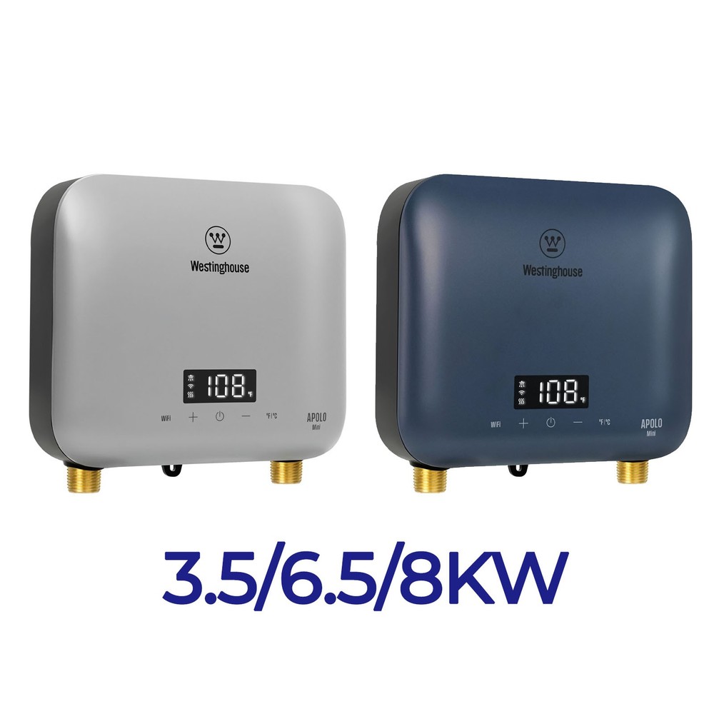 Westinghouse 3.5/6.5/8KW Electric Tankless Water Heater Instant Hot Water LED